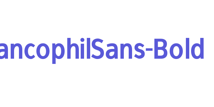 FrancophilSans-Bold Font Download