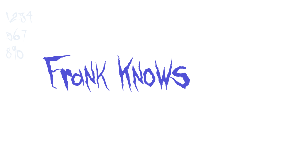 Frank Knows-font-download