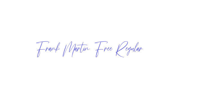 Frank Martin Free Regular Font