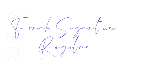 Frank Signature Regular-font-download