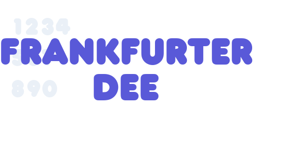 Frankfurter DEE font free