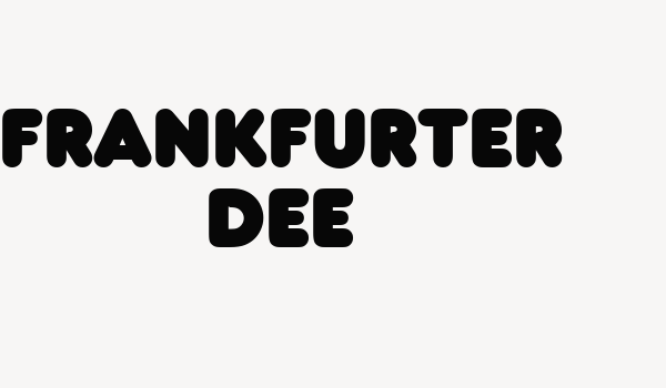 Frankfurter DEE Font