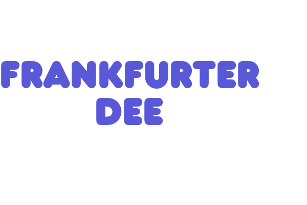 Frankfurter DEE Font