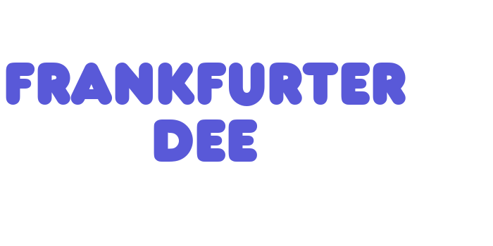 Frankfurter DEE Font Download