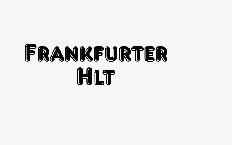 Frankfurter Hlt Font