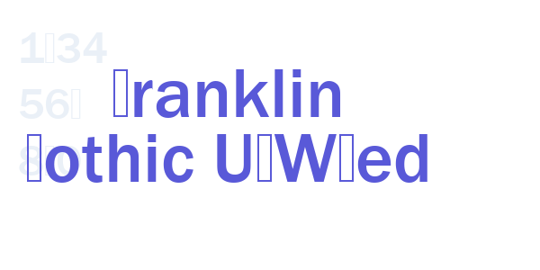 Franklin Gothic URWMed font free