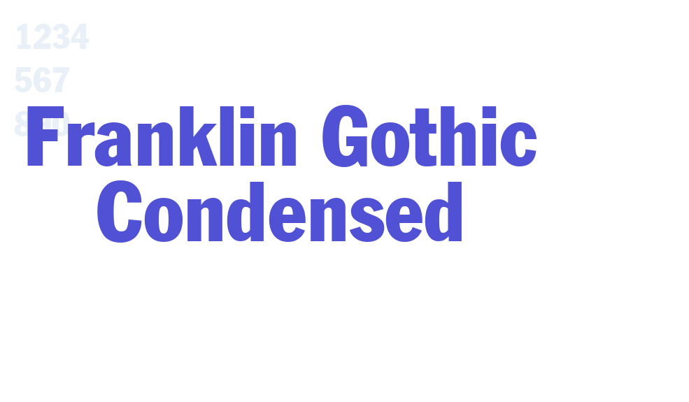 Franklin Gothic Condensed-font-download