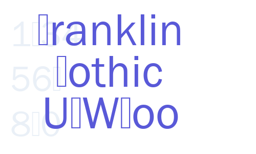 Franklin Gothic URWBoo Font Download