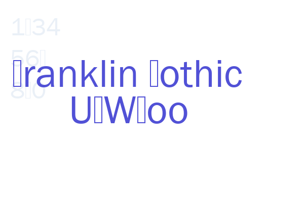 Franklin Gothic URWBoo Font Download