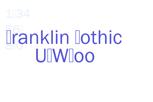 Franklin Gothic URWBoo