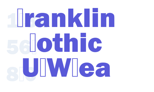 Franklin Gothic URWHea Font Download