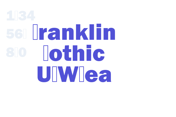 Franklin Gothic URWHea Font Download