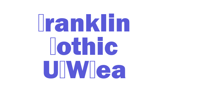 Download Franklin Gothic URWHea Font