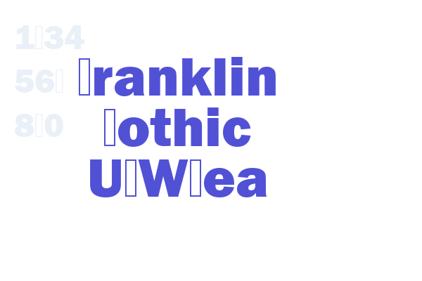 Franklin Gothic URWHea