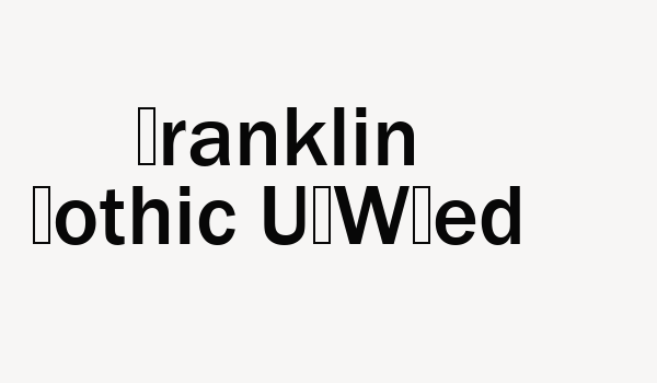 Franklin Gothic URWMed Font