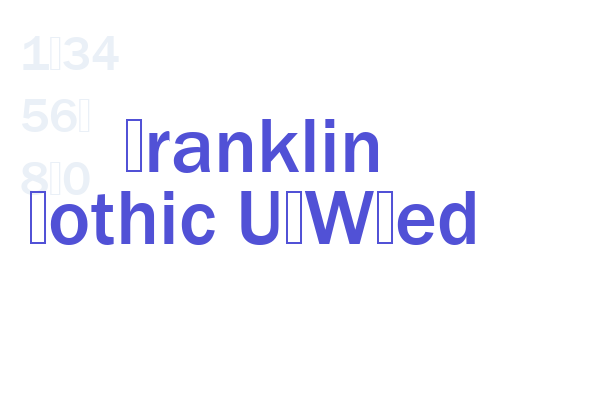 Franklin Gothic URWMed Font Download