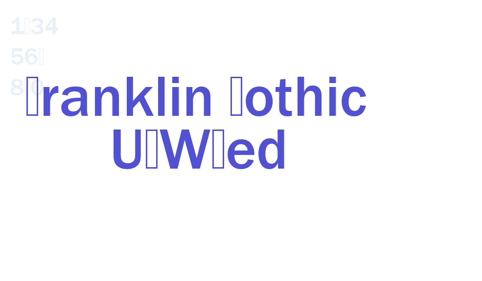 Franklin Gothic URWMed-font-download