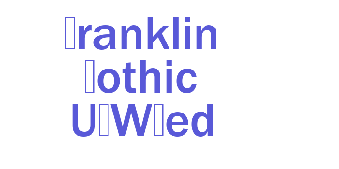 Franklin Gothic URWMed Font