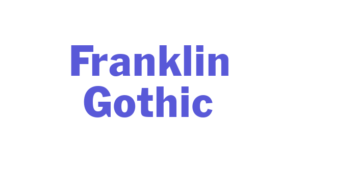 Franklin Gothic Font Download