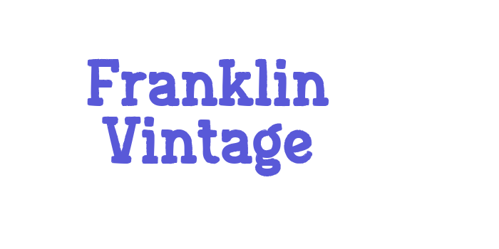 Franklin Vintage Font Download