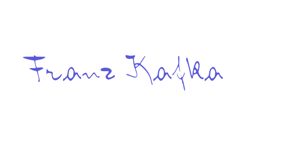 Franz Kafka font free