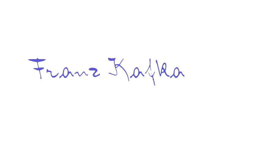 Franz Kafka Font