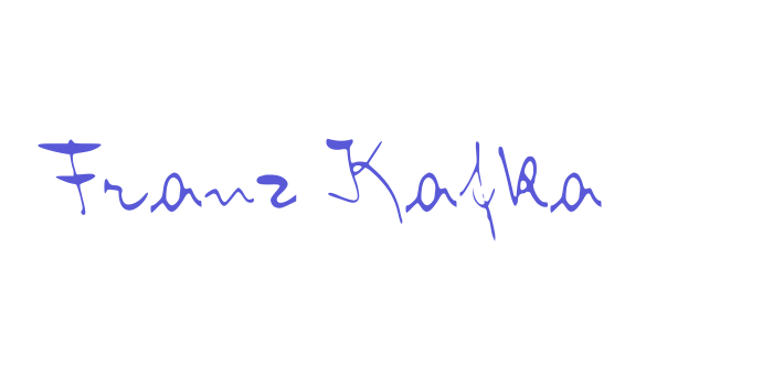 Franz Kafka Font