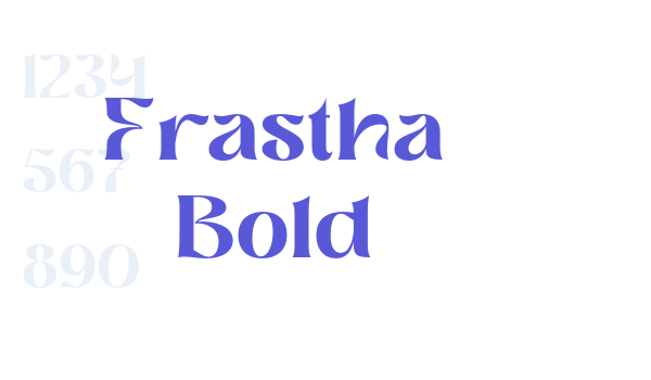 Frastha Bold Font