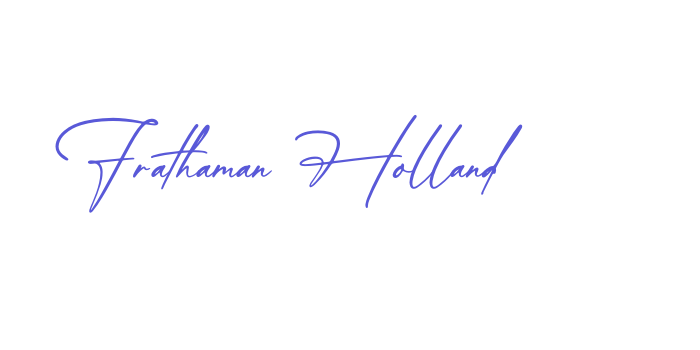 Frathaman Holland Font