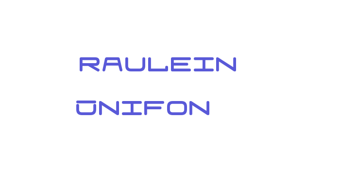 Fraulein Unifon Font