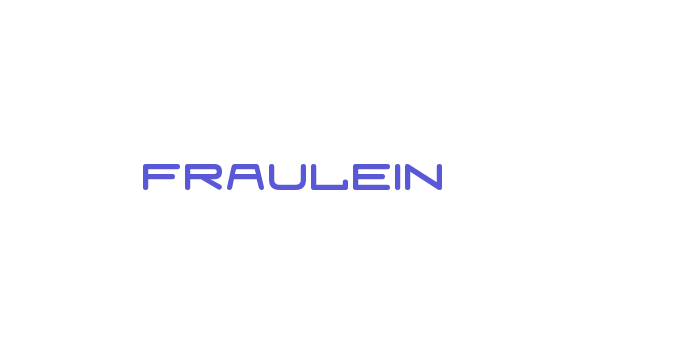 Fraulein Font Download