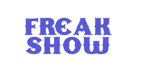 Freak Show Font Download