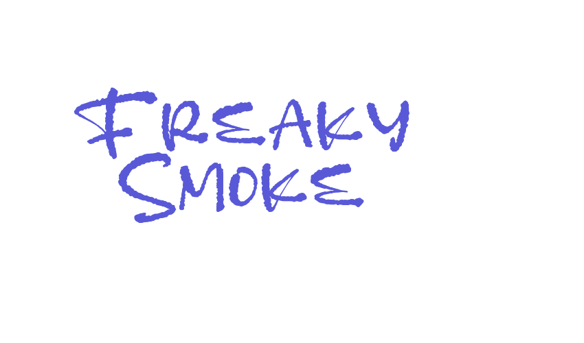 Freaky Smoke Font