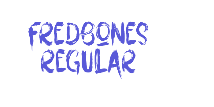 Fredbones Regular Font