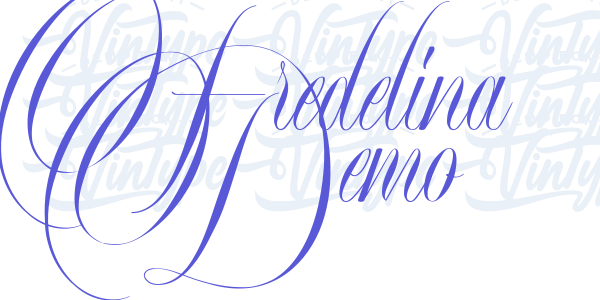 Fredelina Demo font free