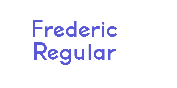 Frederic Regular Font