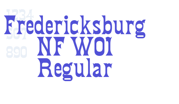 Fredericksburg NF W01 Regular font download