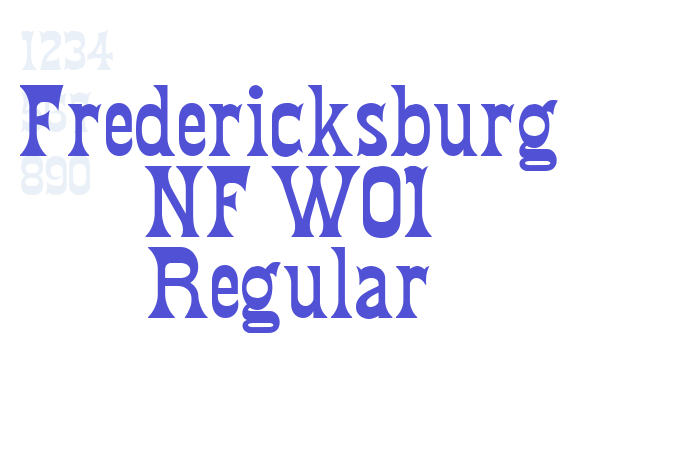 Fredericksburg NF W01 Regular font download