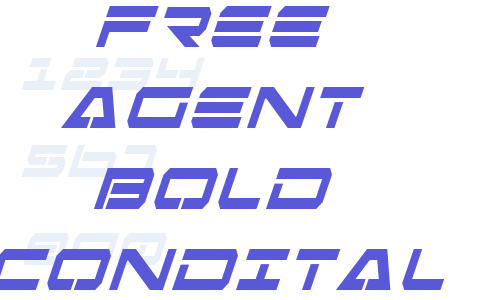 Free Agent Bold CondItal Font