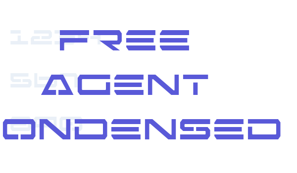 Free Agent Condensed font free