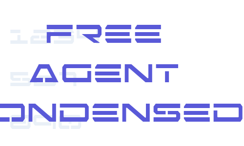 Free Agent Condensed Font