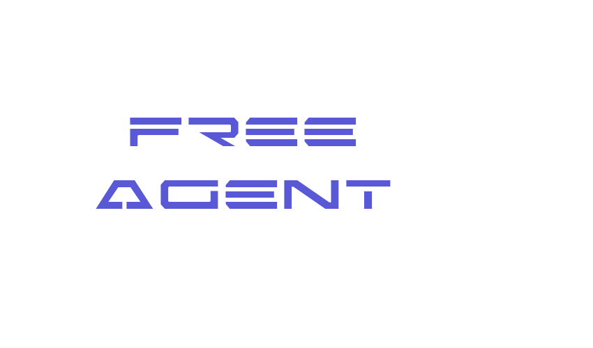 Free Agent Font