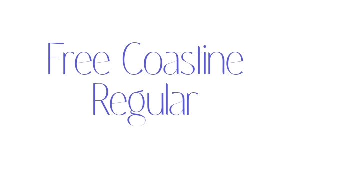 Free Coastine Regular Font Download