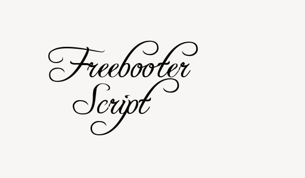 Freebooter Script Font