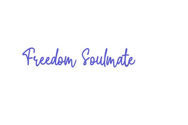 Freedom Soulmate Font