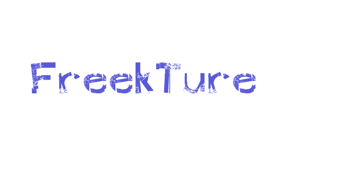 FreekTure Font Download