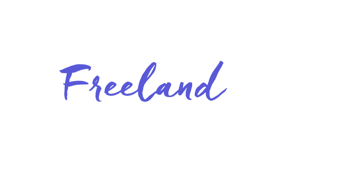 Freeland Font Download