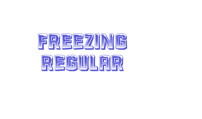 Freezing Regular Font Download