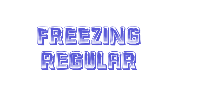 Freezing Regular Font Download