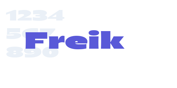 Freik font free